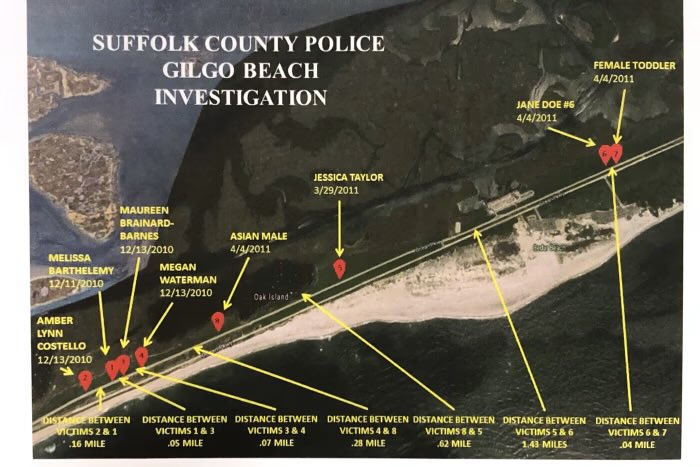 lauraingle's tweet photo. Searching for Asian Doe: collecting cheek swabs
🚨NEW ACTION tonight in NYC’s Chinatown with Suffolk County D.A. Ray Tierney and volunteers from the Gilgo Beach Homicide Task Force who will be present at the NYPD’s fifth precinct National Night Out to encourage members of the Chinese community to attend and assist members of law-enforcement in identifying the last unknown homicide victim found along Ocean Parkway during the Gilgo Beach investigation.
I spoke with D.A. Tierney about tonight’s event that will include Chinese speaking members of law enforcement to assist in the task force’s efforts - he tells me, he’s looking forward to this event saying “we’ve received great coordination from NYPD, and Suffolk County PD both with Chinese speaking officers who are going to help us with this. We think that we will get a lot of people out, and hopefully get some DNA samples”
The idea, is to bolster DNA samples.
Suffolk County officials share:
The best way to assist is by providing a DNA sample, which will assist genealogists with identifying possible relatives, and in turn, identifying Asian Doe. Notably, the DNA samples will not be retained by law enforcement and will not be entered into any law-enforcement databases. Rather the sample will go straight to a private laboratory and used solely for the purpose of identifying “Asian Doe," as well as any other unidentified human remains of Asian descent. The Gilgo Homicide Task Force implore members of the public to step forward and assist us in identifying this young victim. In addition, a reward of up to $2,500 is being offered for information leading to the identification of Asian Doe. Information may also be provided by visiting https://t.co/WqMoKYoI0I or by calling (631) 263-0526
Video of Chinatown shot while on a court break at the Nicolas Maduro hearing.
Poster from Suffolk County D.A.’s office
Original map of victims along Gilgo
Drone shot from “Searching for Asian Doe” documentary by Zak Winters on Winter Brothers Stories link here:
https://t.co/NDShQoq3A3