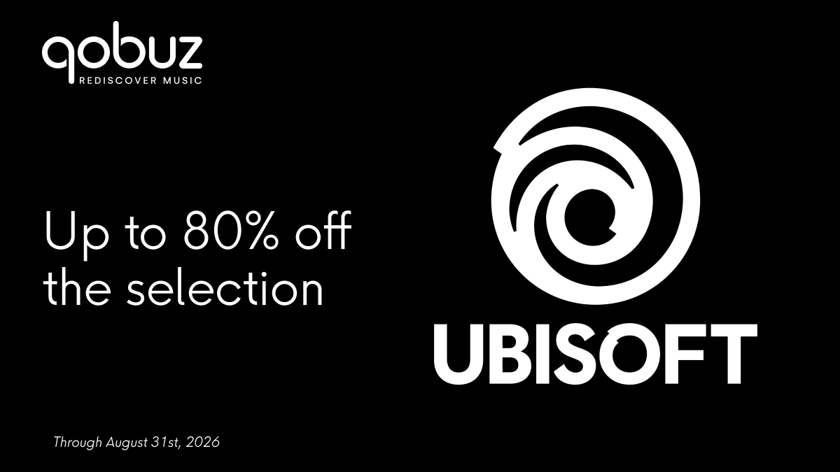 UbisoftMusic's tweet photo. It's time for the Summer Fest with our partner
@qobuz⛱️ From today until August 31st, enjoy up to 80% off a selection of our Ubisoft Music catalog 🎶[1/2] https://t.co/OPvQBSJcPO