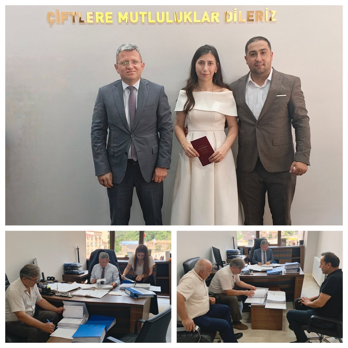 Giresun_Nufus's tweet photo. Dereli Belediye Evlendirme Memurluğunun evlendirme işlemleri İl Müdürümüz tarafından denetlenmiş ve genç çiftlerin nikah törenine katılım sağlanmış olup evlendirme mevzuatı hakkında bilgi verilmiştir.

@TCNufus
@TC_giresun 
@ValiMustafaKoc https://t.co/7lfxb1qy2c