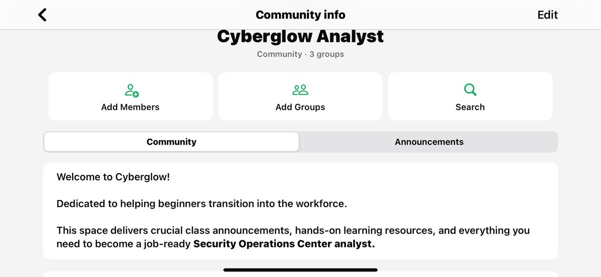 EkanemGlor77256's tweet photo. Building Cyberglow to give beginners the exact roadmap and support I wish I had when starting out. 

Yesterday, we officially kicked off Day 1 of our SOC training program, and the energy in the room was electric!

We’re just getting started!

#Cybersecurity #SOCAnalyst #InfoSec https://t.co/9LXTplQXPf