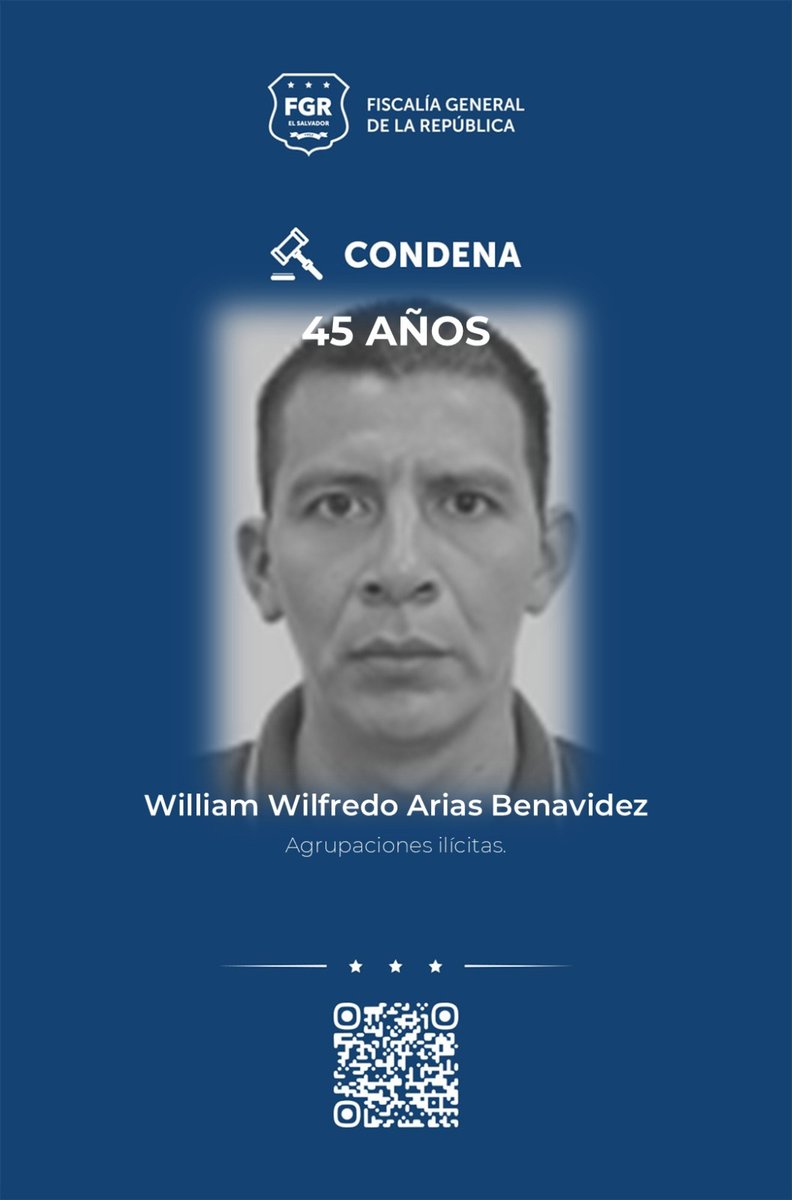 FGR_SV's tweet photo. #CombateAPandillas | Gracias al trabajo de la @FGR_SV en los tribunales, 19 pandilleros de la MS-13, que operaban en Morazán y San Miguel, recibieron penas de 30 y 45 años de prisión.

Esta clica operaba principalmente en el caserío Los Quebrachos, Jocoaitique, Morazán, así como en distritos de Meanguera, San Miguel y Chirilagua. Entre sus crímenes está el homicidio de un joven a quien privaron de libertad y atacaron con arma blanca y luego le quitaron la vida con arma de fuego en diciembre de 2015.

El Tribunal Segundo Contra el Crimen Organizado de San Miguel condenó a un corredor de clica y a 6 homeboys a 45 años de cárcel a cada uno. A los demás integrantes con diferentes rangos les impuso 30 años de prisión a cada uno.