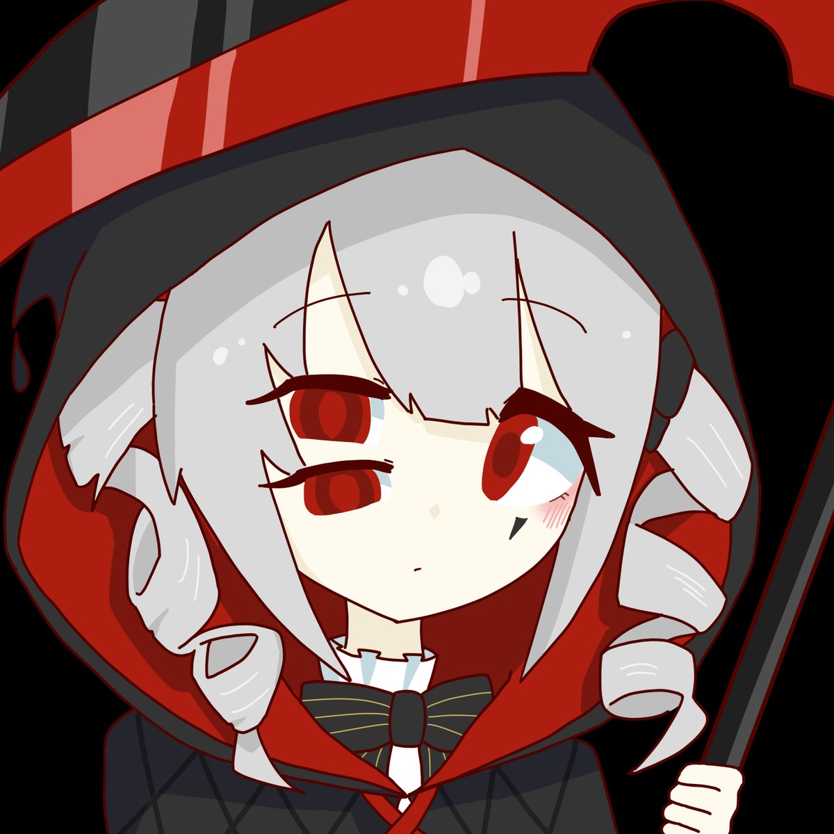 muni_nou's tweet photo. 『ヨグ=ソトースの庭』クリアしたのでトリポカちゃん描いたぞ💀❤ https://t.co/pQ2miplVs5