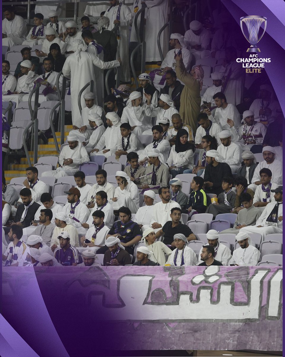 theAFCCL_ar's tweet photo. الأمة العيناوية 💜✨

#دوري_أبطال_آسيا_للنخبة https://t.co/6hnNnjV7b8