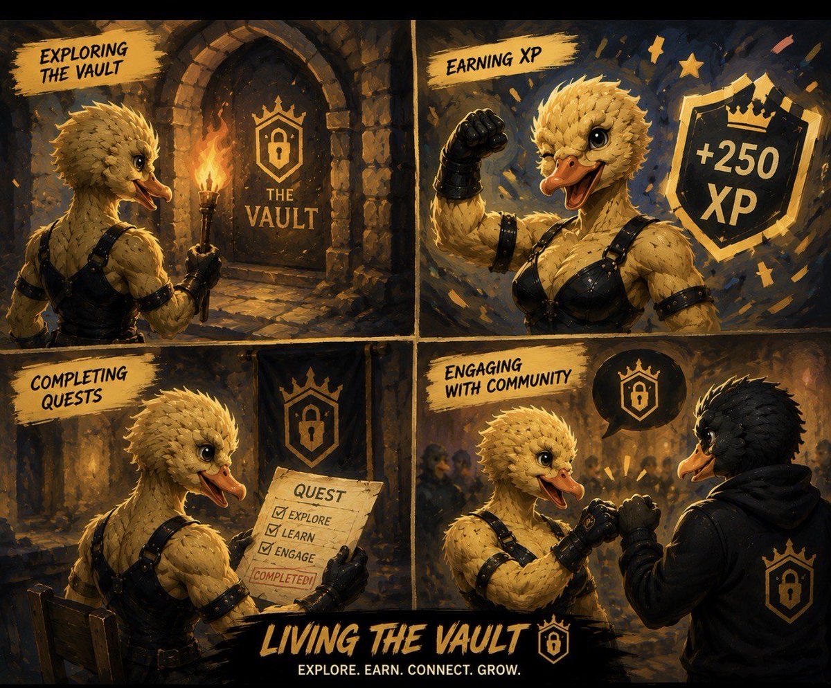 varmythevault's tweet photo. Explore. Earn XP. Complete quests. Connect with the community.

Every mission helps you grow inside The Vault. 🔐⚔️

Thank you, @odogwu_dav31885 the artwork! <3 https://t.co/HndRAKDGNM