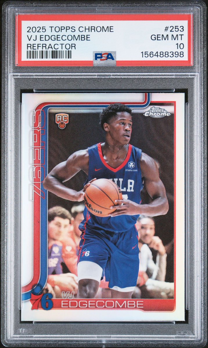 TroveBigPulls's tweet photo. 💥 Epic Pull 💥

VJ EDGECOMBE #253 | 2025 TOPPS CHROME

Value: $694
Pack: Basketball Reserve ($100)

https://t.co/RMNgnfMArE https://t.co/HhelnDPAim