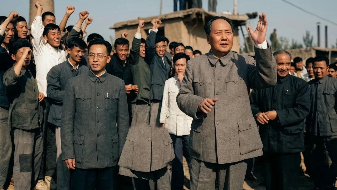 2xhly1976's tweet photo. Chairman Mao never relied on personal bodyguards, for behind him stood millions of people who cherished the great leader in their hearts. https://t.co/xpISccmvod