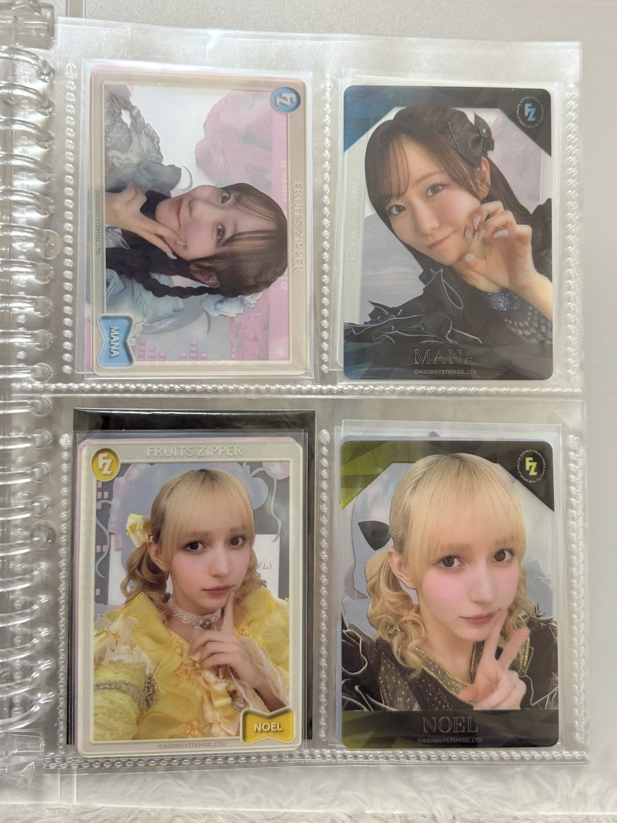 syk__pi's tweet photo. FRUITS ZIPPER ふるっぱー トレカ 

【譲】画像1.2枚目

【求】画像3.4枚目　未所持月足、仲川

できれば同衣装
月足生誕祭衣装は月足眼鏡との交換

明日8/5にゅーかわフェスにて交換お願いします🙇🏼‍♀️

 #ふるっぱー交換  #fruitszipper #ふるっぱー https://t.co/VyUDNLf6NW