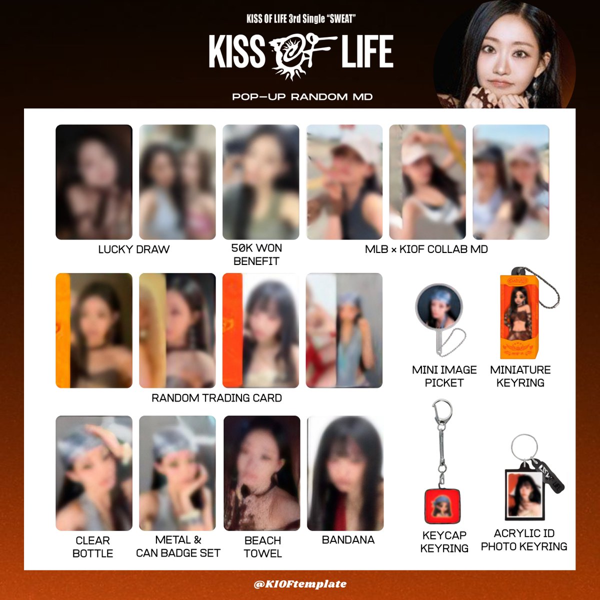 KIOFtemplate's tweet photo. KISS OF LIFE
3nd Single Album [SWEAT] POP-UP

PHOTOCARD &amp; RANDOM MD

KISSOFLIFE キオプ templates template pc 키스오브라이프 키오프 포카 JULIE NATTY BELLE HANEUL トレカ 一覧 KIOF SOUNDWAVE
#KISSOFLIFE #키스오��라이프
#KIOFtemplate #SWEAT https://t.co/1kHQmI814A