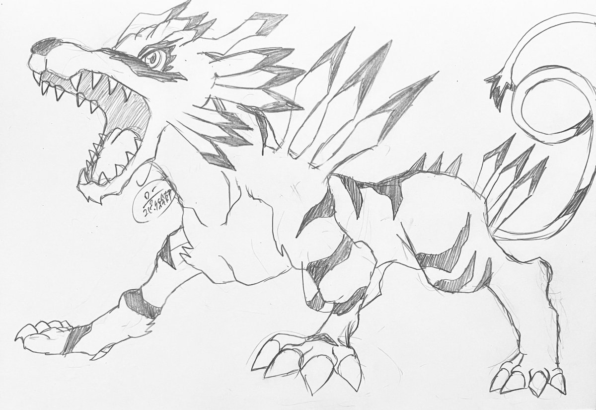 RoQb3CtchIXMOKh's tweet photo. #アナログ画
あんま再掲ばっかはアレかと思って、新規絵完成までの繋ぎ
ガルルモン https://t.co/eECgPweyUM