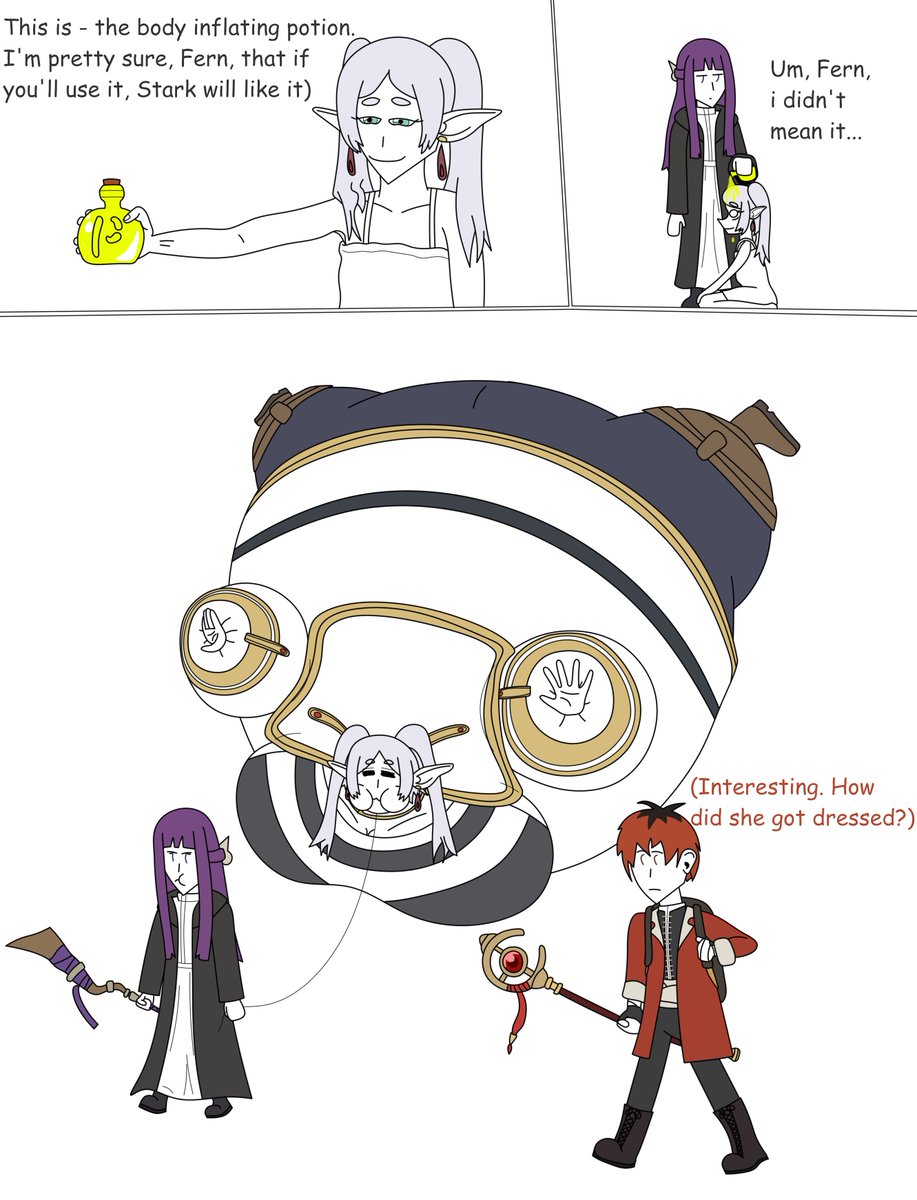 ignatrom3's tweet photo. Frieren: beyond airy journey's end
(with belt/without belt)
#frierenfanart https://t.co/XSEAgXJZip