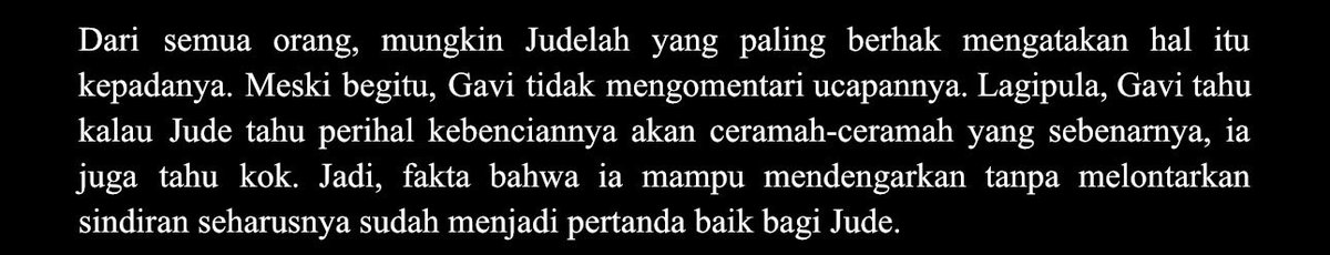 33jutacycles's tweet photo. sedikit #aiyaps lagi, when i said i have a big piece i MEAN it … so far progressnya udah 3/5 done but work has been piling up so i haven’t gotten the chance to continue writing but here are some of my favorite lines (yes it’s judegavi au). https://t.co/qgyKzaNW4S