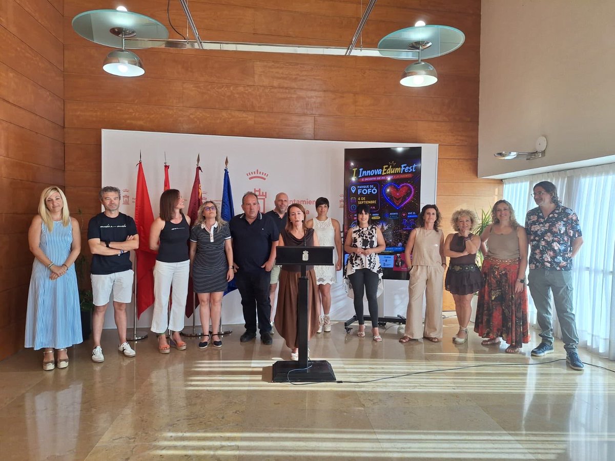 innovaedum's tweet photo. 🎉 ¡Nace #InnovaEdumFest26! ❤️
El gran encuentro de la comunidad docente de la Región de Murcia para comenzar el curso ya es una realidad.
📅 4 de septiembre
📍 Parque Fofó (Murcia)
🕡 18:30 h
#direcmur #innovaedum https://t.co/9tudnz2BD3