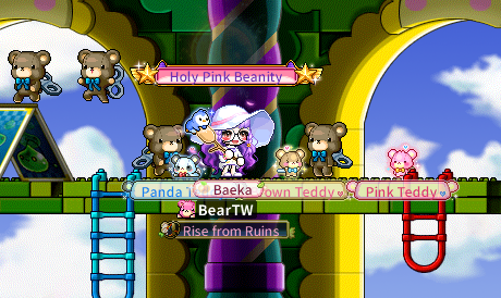 Bearka0518's tweet photo. Teddy Bear Squad assemble in Ludibrium! 🧸
Love the BGM here, perfect for chilling and AFK.
I sometimes just AFK here to listen to the music. 🎧
#DearMSNDiary @MaplestoryU https://t.co/1Q12m3fkEI