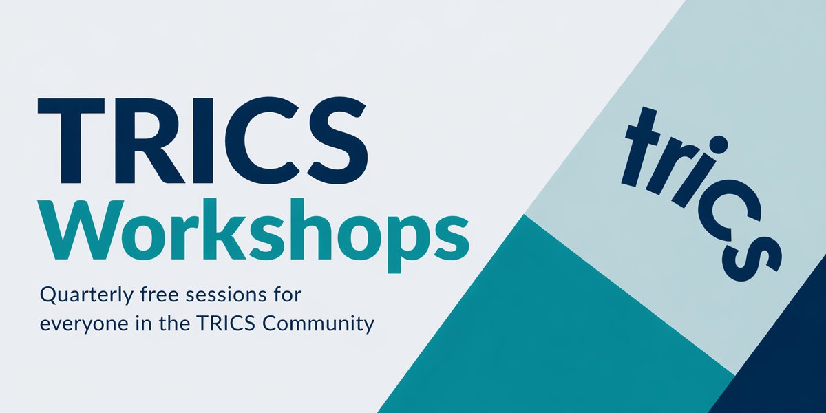 trics89's tweet photo. We would like to thank all 176 people who attended our July TRICS Workshop. 

The presentations for this workshop will be available on our website soon.

The next instalment of the TRICS Workshops will be looking at our Time Series Analysis module. https://t.co/r8UmISkITl