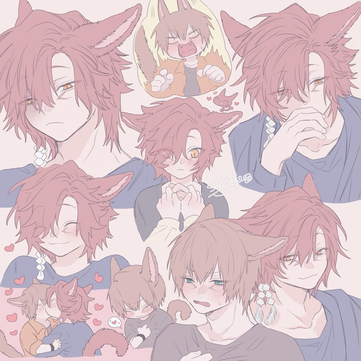 Seren_neko's tweet photo. リカ🐱多め https://t.co/bga22C4SaA