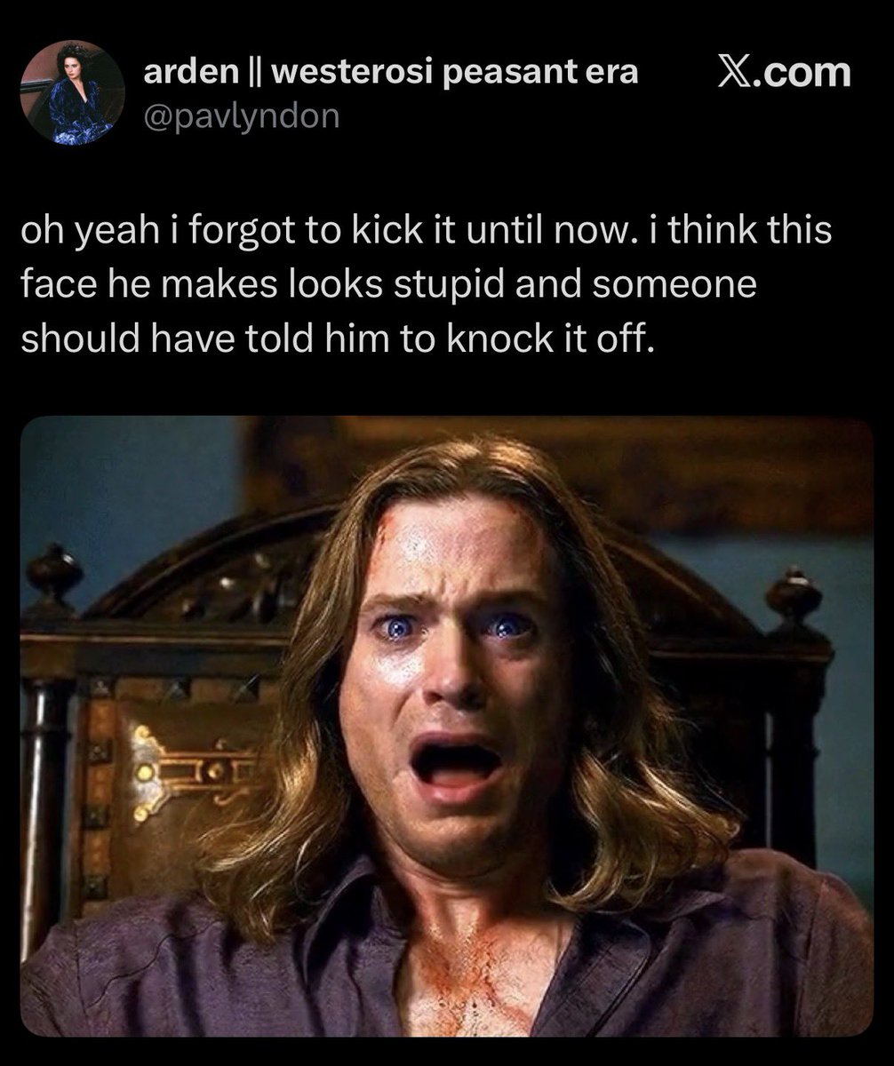 sunset_tower_'s tweet photo. they were praising him a week ago and now they’re bashing him for a face he makes just to get some likes bc apparently it’s cool to hate not only on lestat but on sam too, okay!! https://t.co/d4EvoWU8dp