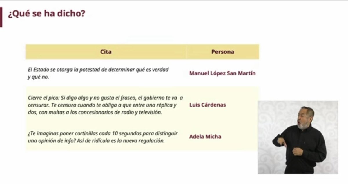 avieu's tweet photo. ¿El “derecho de réplica” también se lo van a otorgar a @MLopezSanMartin , @LuisCardenasMx y @Adela_Micha, a quienes hoy señaló directamente Luisa Alcalde? ¿O ese derecho sólo existe cuando conviene al oficialismo? https://t.co/M4HdcDOQ41