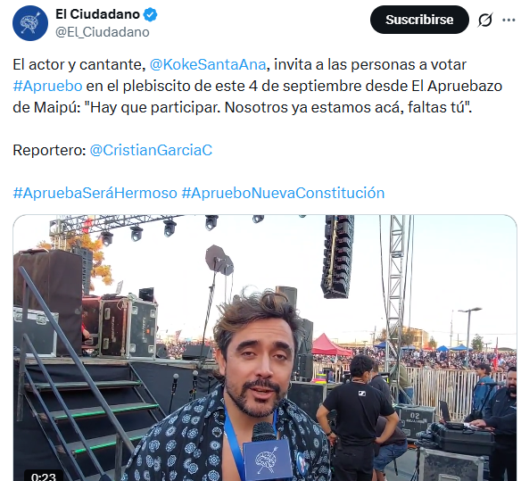 SebastianRochaZ's tweet photo. 🔹Cuanto dinero se gastaron los municipios de izquierda con los " apruebazos " del año 2022 ?

Maipú, Quilicura, San Miguel, La Cisterna, La Pintana, por recordar solo algunos.

Cuanto costó toda esa producción ? De donde sacaron la plata ?

No creo que toda esa producción, y el montaje de los escenarios haya sido por amor al arte.

Quizás en cosas como esta quieren seguir gastándose los recursos los alcaldes que lloran pidiendo mas dinero.