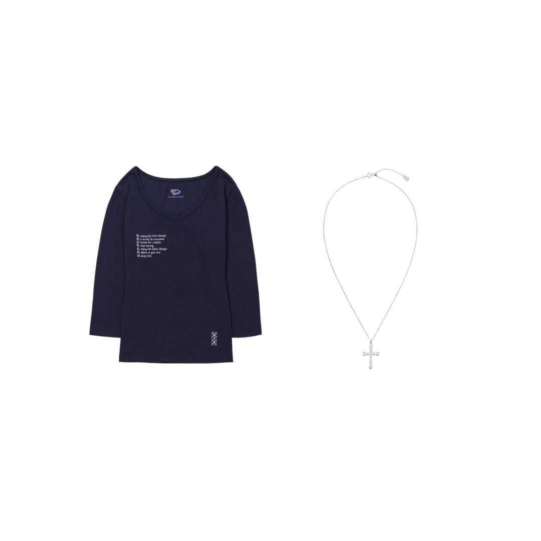 mogo0mogo's tweet photo. ★ 260803 Hearts2Hearts ジウ 着用
🏷️ トップス
WELLBEING EXPRESS - V neck 3/4 sleeve Navy
🏷️ ネックレス
NUMBERING - #3729
🔗 https://t.co/Ej8k4ZCXeH
#Hearts2Hearts #ジウ #JIWOO #WELLBEINGEXPRESS #NUMBERING #Hearts2Hearts_outfit https://t.co/uijW9PdtVP