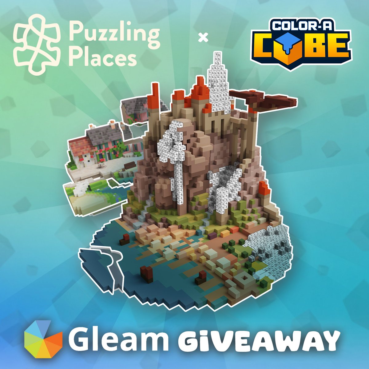 ColorACube's tweet photo. 🧩 GIVEAWAY🧩

We've teamed up with @PuzzlingPlaces for a cozy crossover giveaway!

🎁 20 winners, 2 keys each: one for each game
✅ Own neither? You get both base games
✅ Own both already? You get a DLC for each 

Meta Quest keys only
Closes August 25th

#VR #giveaway

Link 👇 https://t.co/ALgJxHQRI1