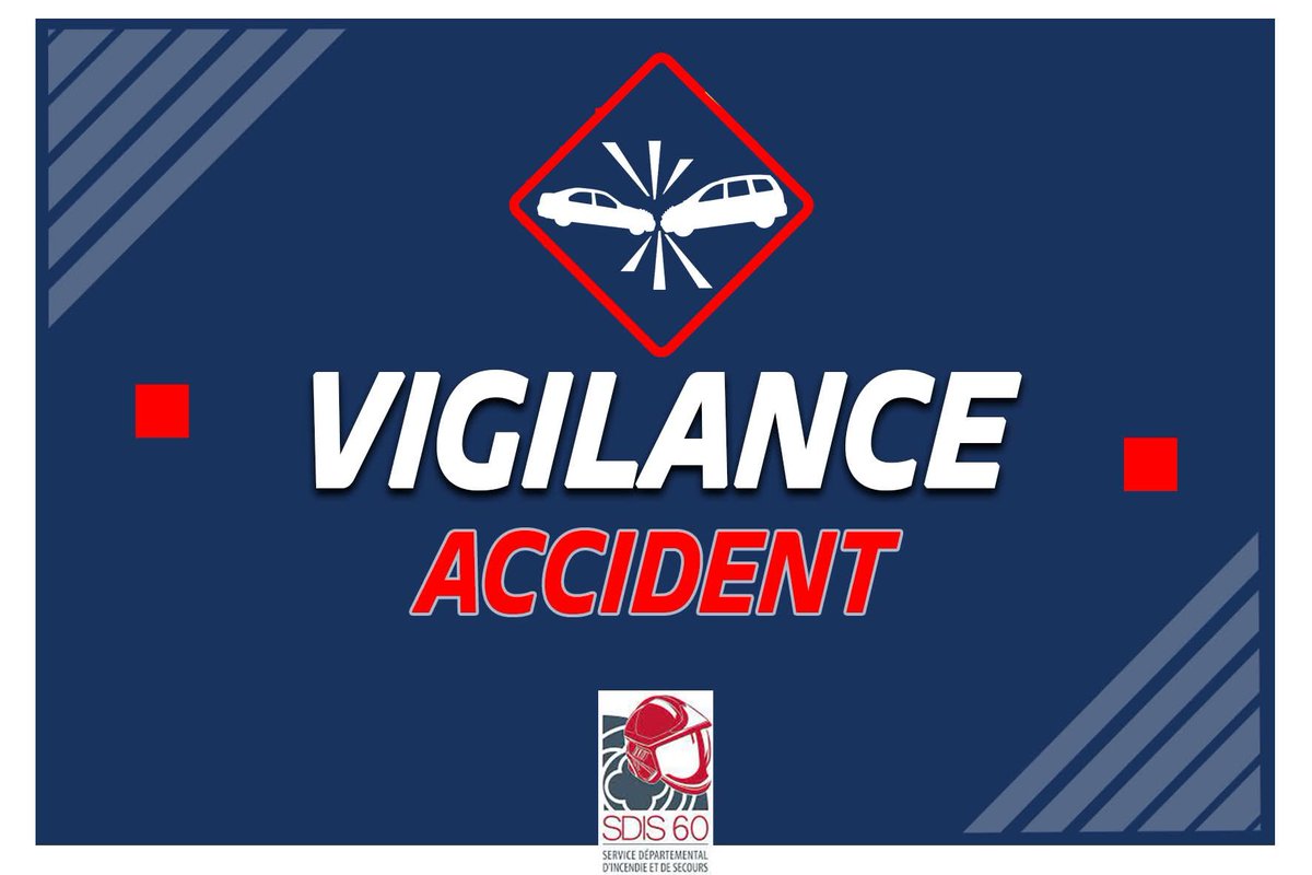 Pompiers60's tweet photo. ⚠️ #Intervention
Accident de la circulation RN31 sens Clermont ➡️ Beauvais à hauteur de la sortie Litz. Circulation totalement interrompue.
Secours sur place et en transit, facilitez leur passage. Evitez le secteur. https://t.co/ejc9YRkE5r