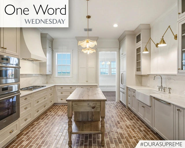 durasupreme's tweet photo. Time for One Word Wednesday! Take a look at this Florida #kitchen! What one word would you use to describe it?

#DuraSupreme #Cabinetry #KitchenDesign by Kitchen Design Gallery in Jacksonville, FL. | New Construction by Riverside Custom Homes |📷Kim Lindsey Photography https://t.co/WlIIl1JbzR