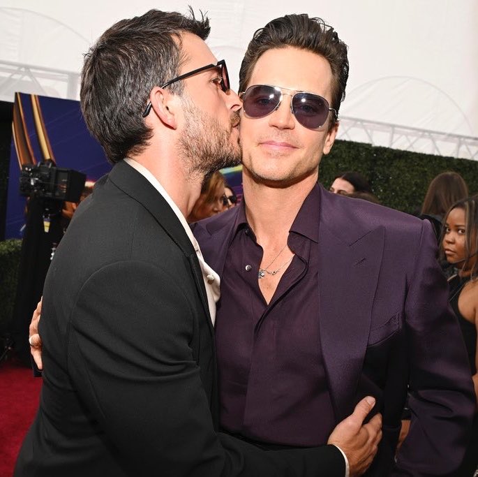 badpostjbailey's tweet photo. jonathan bailey and matt bomer at the emmys i will never forget you https://t.co/Pj7DDS0GEf