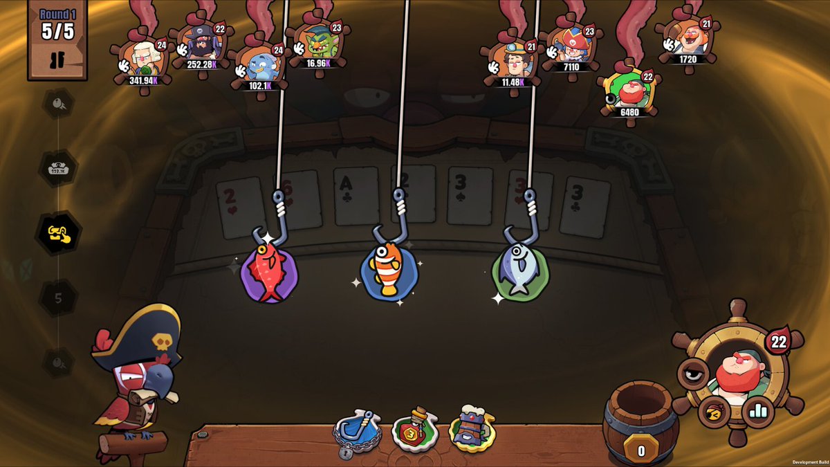 GamingCouchSpud's tweet photo. REVIEW: #Piroker (2026 Video Game) - on PC (Steam)
This colourful PC game combines poker, roguelike auto battler mechanics and pirate-themed naval combat, putting 8 players into a chaotic battle for survival.
Review at
https://t.co/i5foyyyHwg https://t.co/UXyqMoHN9y