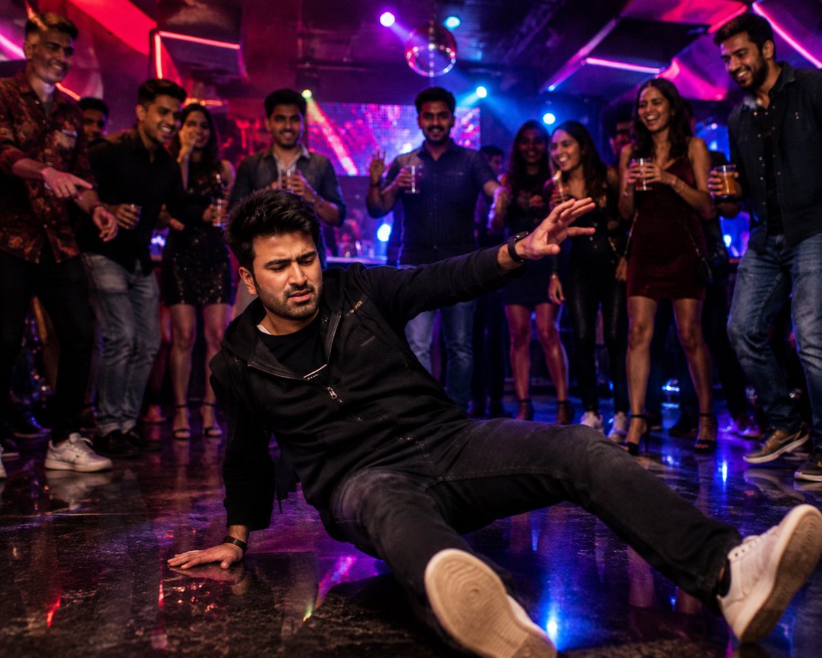 ListenJavi's tweet photo. @FrancisRealme Tried to impress everyone with my dance moves at a party... ended up slipping in the middle of the dance floor instead. 😭😂 Everyone laughed, including me! Still one of the funniest memories ever. Some embarrassing moments become the best stories! 🎉😅#realmeMusicFest https://t.co/SW9JCMFt3w