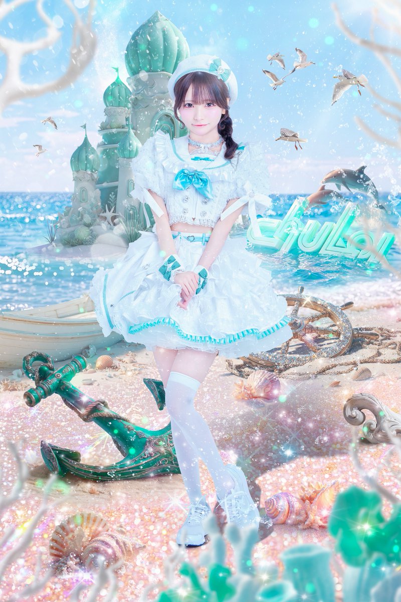 chuLa_official's tweet photo. 【新アー写公開】

⚓️明鏡みらの(かがみみらの)
 ♡@mirano__chuLa
⚓️color：Green
 ♡鏡の中のプリンセス♡

「どこまでも一緒に行こう🍀♡̴⟡.·」

#ちゅら https://t.co/u3hP98IxEc