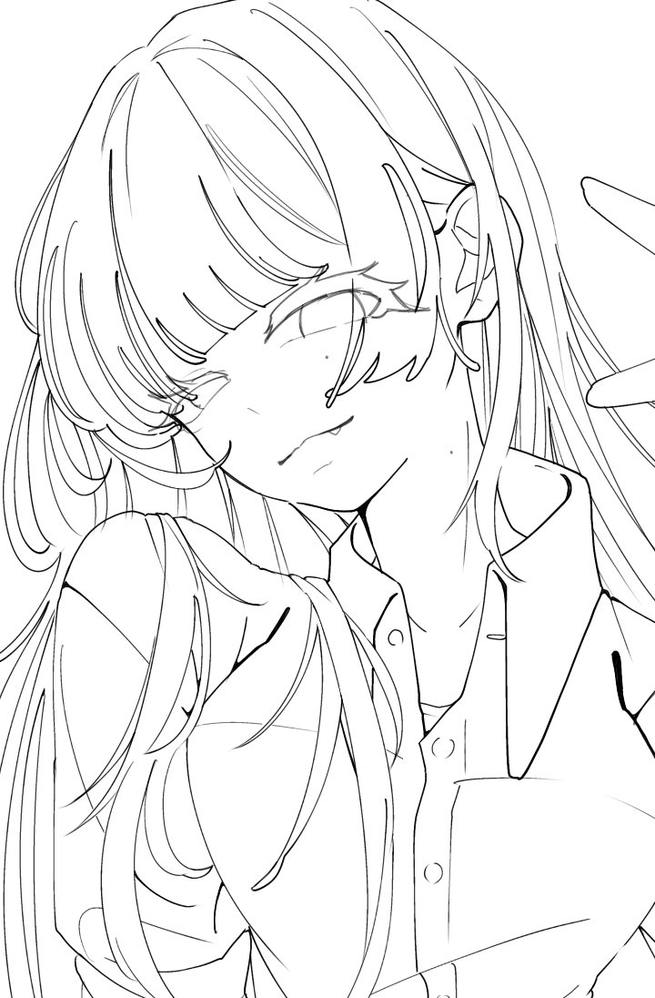 SsimDaIkn's tweet photo. なんか髪の毛可愛くできたかも https://t.co/wqe7xXW2AF