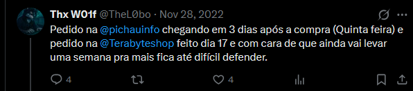 picapauindio's tweet photo. pq a @Terabyteshop demora tanto pra começar o processo de entrega? Tem milhares de reclamações e sempre sobre o mesmo motivo nunca vi um posicionamento.

fiz um pedido SEXTA FEIRA e nao foi nem ENVIADO ainda, fica dificil indicar essa loja pra alguém desse jeito https://t.co/ag5tdYBiau