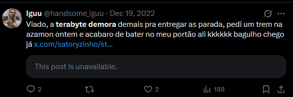 picapauindio's tweet photo. pq a @Terabyteshop demora tanto pra começar o processo de entrega? Tem milhares de reclamações e sempre sobre o mesmo motivo nunca vi um posicionamento.

fiz um pedido SEXTA FEIRA e nao foi nem ENVIADO ainda, fica dificil indicar essa loja pra alguém desse jeito https://t.co/ag5tdYBiau