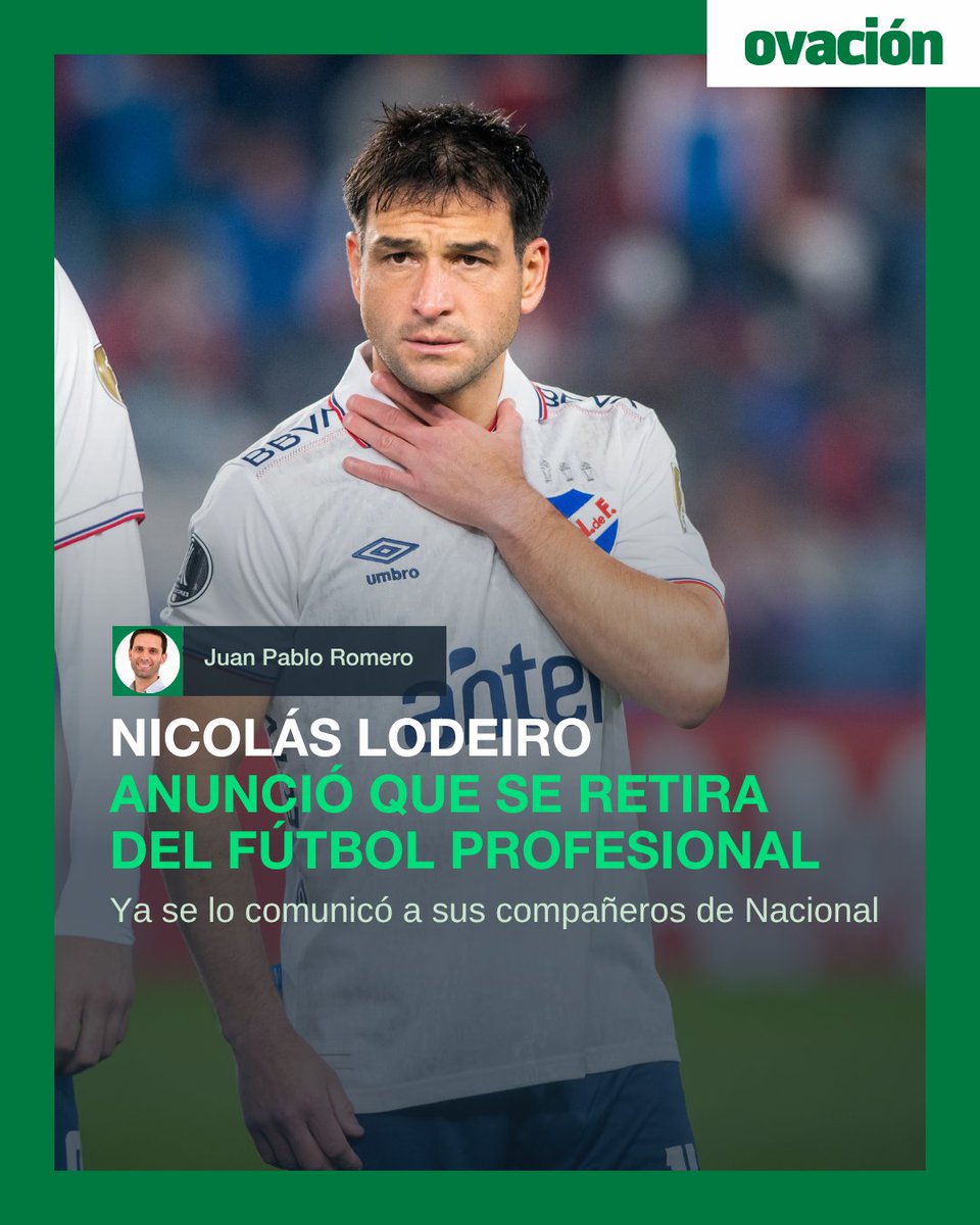 ovacionuy's tweet photo. 👉El enganche sorprendió con la noticia en la mañana de este martes en la Ciudad Deportiva de Los Céspedes; Nico no finalizará la temporada con los tricolores.

✍️ @jpromeroh 

▶️ https://t.co/dSltFNKOPr https://t.co/lnBcgBWCJ7