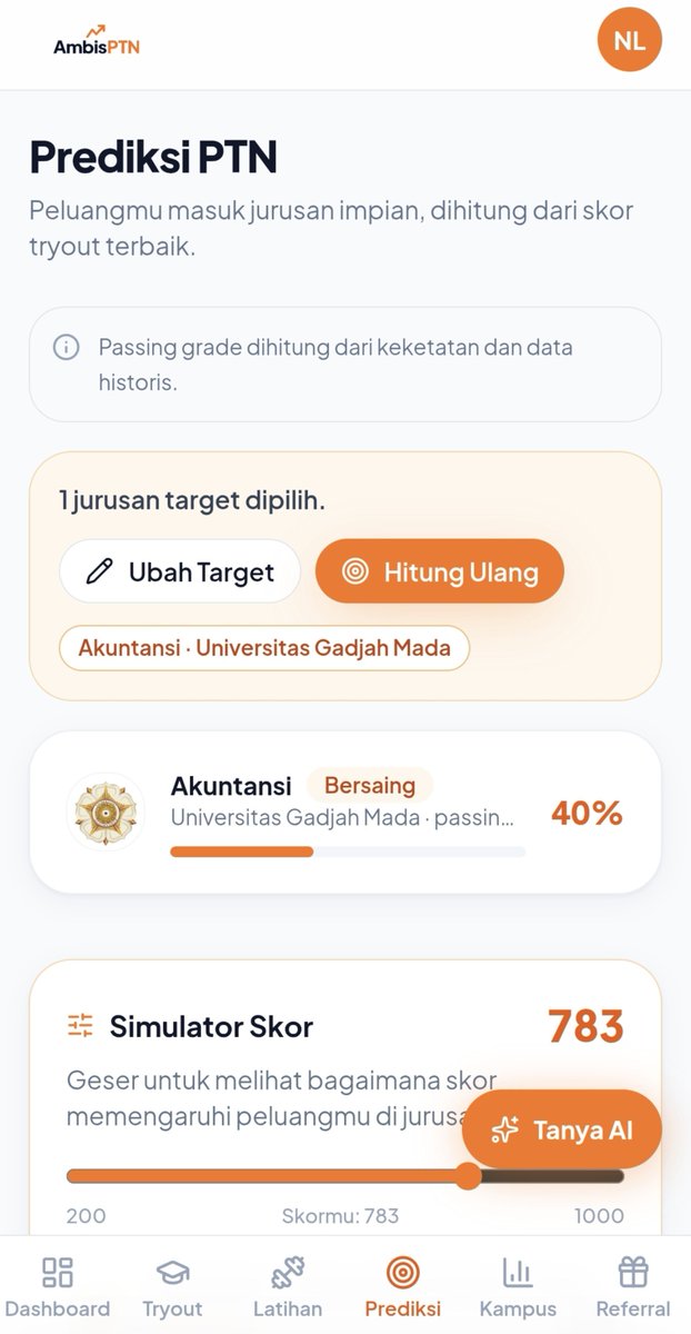 skybluelaaa's tweet photo. first time ngerjain tryout abis keterima utbk jujur.... SYOK 🤯 angkatan 27, gap, semigap cobain dehh @AmbisPTNcom lucu banget tampilan latihannya nyiram tanaman gituu, ada prediksi ptn juga &amp; harganya murcee kapan lagi yekan? janlup pakai kode AMBISNAI buat dapetin diskon 50% 😉 https://t.co/hjHVGou2Yo