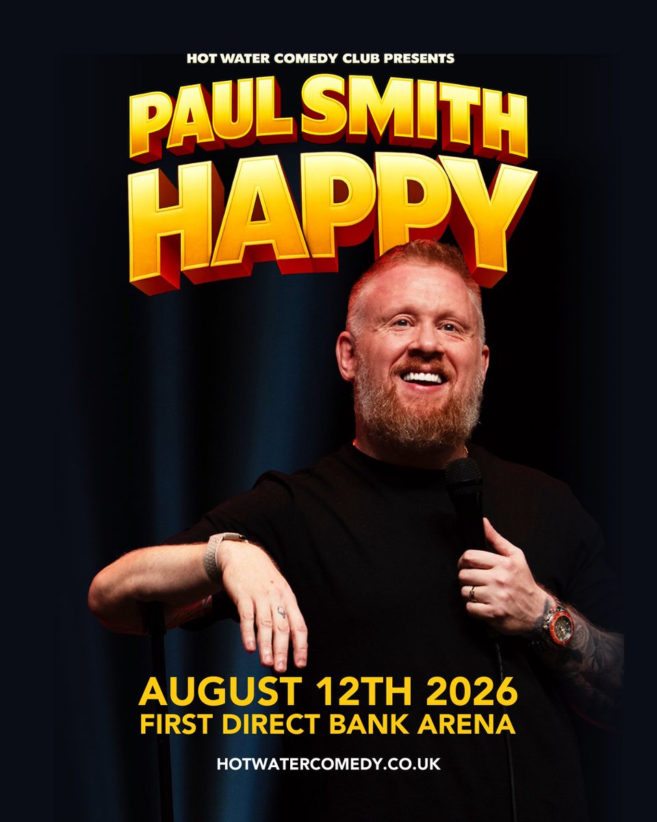 fdarena's tweet photo. 7 day countdown is on ⏲️ 

Leeds is so ready to welcome back Paul Smith  to the arena for another hilarious night🤣 

🎫 Don't miss out on a wild summer night right here - https://t.co/6moxrOqOCV

#comedytour #leeds #comedynight https://t.co/eOYWS5pm7R