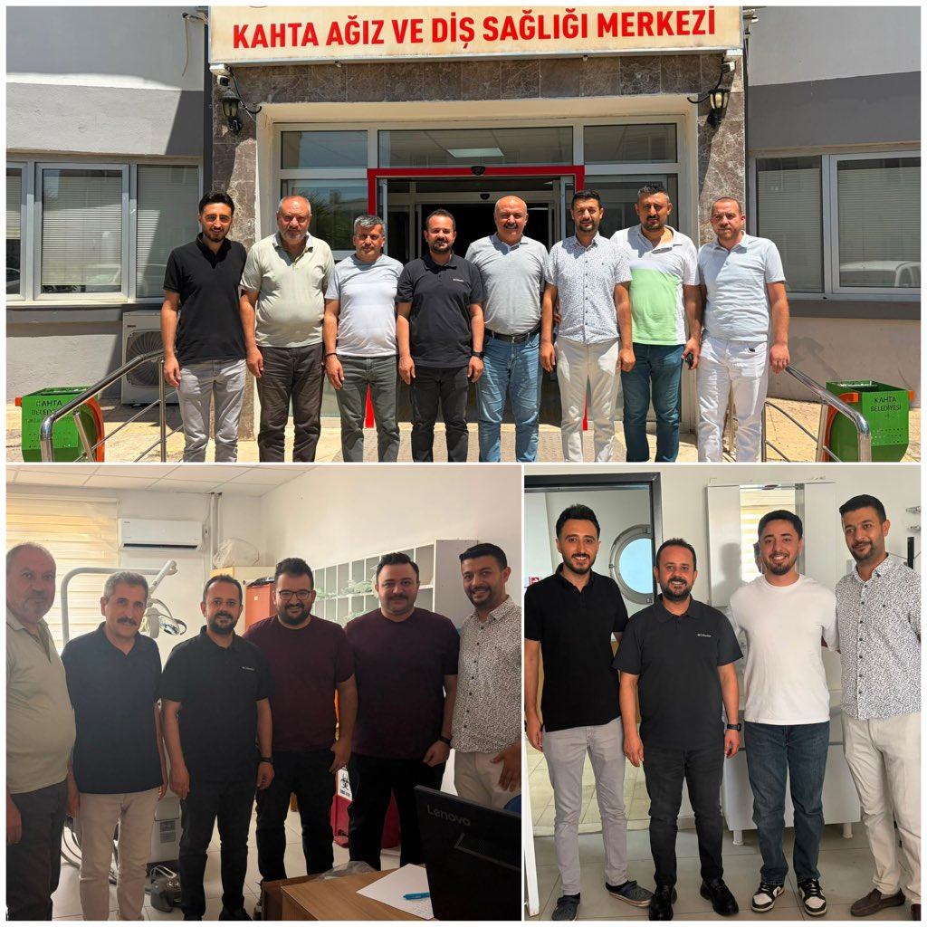 adymnsagliksen's tweet photo. Kahta Ağız ve Diş Sağlığı Merkezi Başhekimi Dt. Emrah Dikmen'i, İdari ve Mali İşler Müdürü Mahmut BULUT'u ve Kahta Ağız ve Diş Sağlığı Merkezinde görev yapan kıymetli sağlık çalışanlarımızı ziyaret ettik.

Ziyaretimiz kapsamında çalışma arkadaşlarımızla bir araya gelerek talep ve önerilerini dinledik, sendikal çalışmalarımız hakkında değerlendirmelerde bulunduk.

Misafirperverlikleri ve özverili çalışmaları için Başhekimimiz Sayın Dt. Emrah Dikmen'e, İdari ve Mali İşler Müdürümüz Mahmut BULUT'a ve tüm sağlık çalışanlarımıza teşekkür ediyor, görevlerinde başarılar diliyoruz.