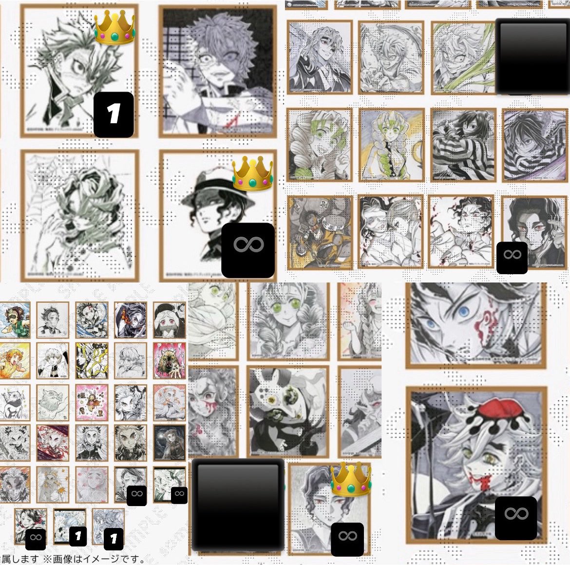 Muzanzan63's tweet photo. 【交換・譲渡】鬼滅の刃 ツキイチ webshopくじ アニメスタッフ直筆色紙歴代絵柄くじ アクリル色紙 ufotable
（譲）画像1.2

（求）画像3 or 定価（＋送料）

詳細は画像4ご確認ください

譲渡は半額〜全額先払い可能な方のみ

FF様以外からの条件外のお声掛け返信いたしません https://t.co/0CZjl0vdnA