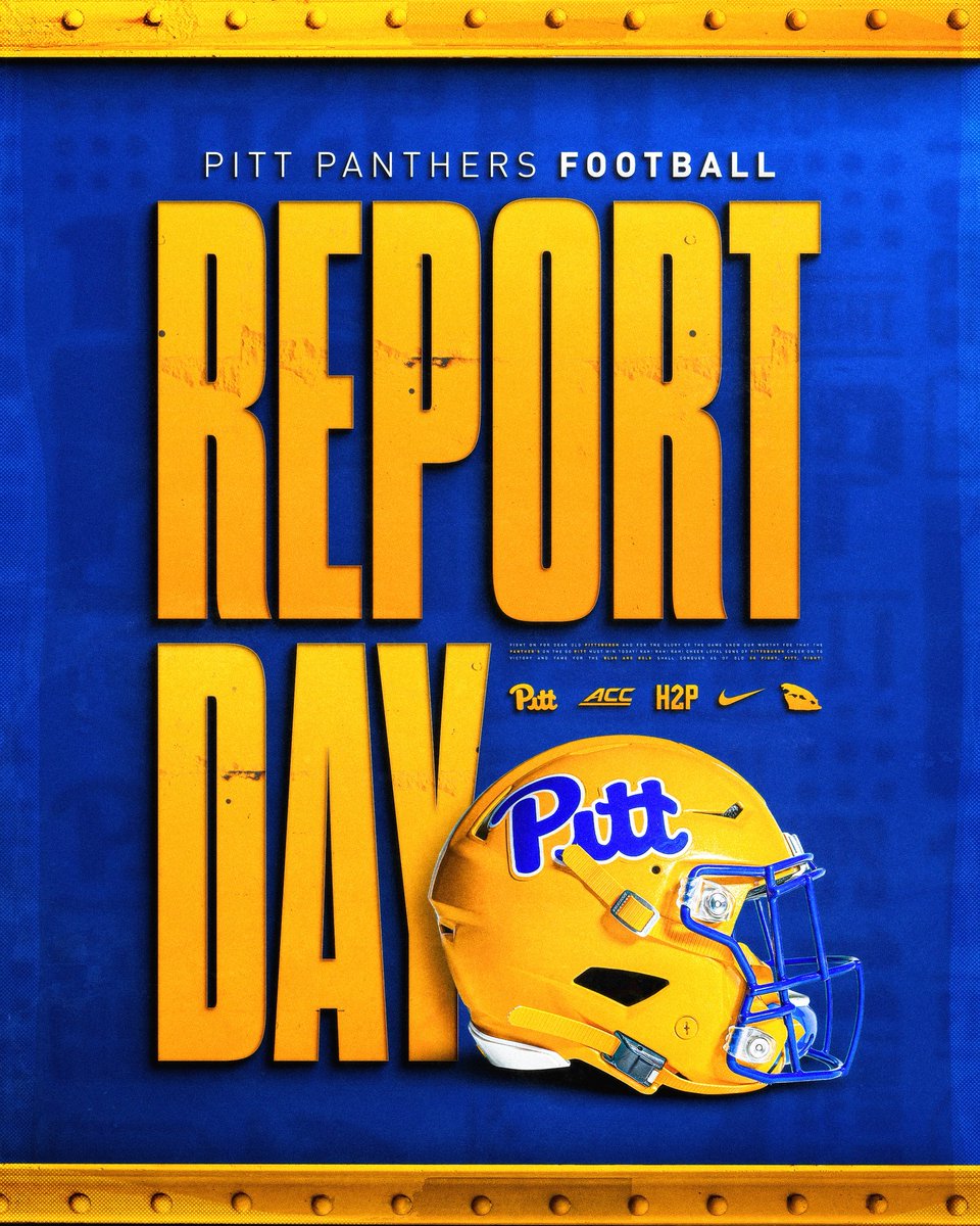 CoachDuzzPittFB's tweet photo. Report Day! 🏈
The Best Time of the Year!!
#H2P https://t.co/U64MoOohXT