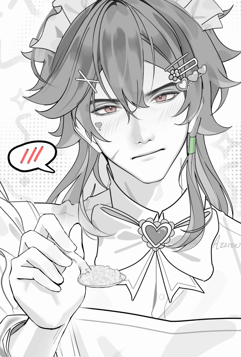 sayaktara's tweet photo. Aku kena batsu ganti PP, makasih loh PP maidnya @Azzruu_art https://t.co/xVYSLqELKy