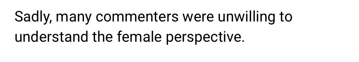PhilMitchell83's tweet photo. Good grief! Whilst I’m not that surprised (as it seems in-keeping with some of the metro’s previous headlines) the reporting here clearly promotes a blatant double standard &amp; attempts to justify prejudice/misandry which, if tolerated by men, gets them some praise 

Appalling https://t.co/Sn1hx2xSOa