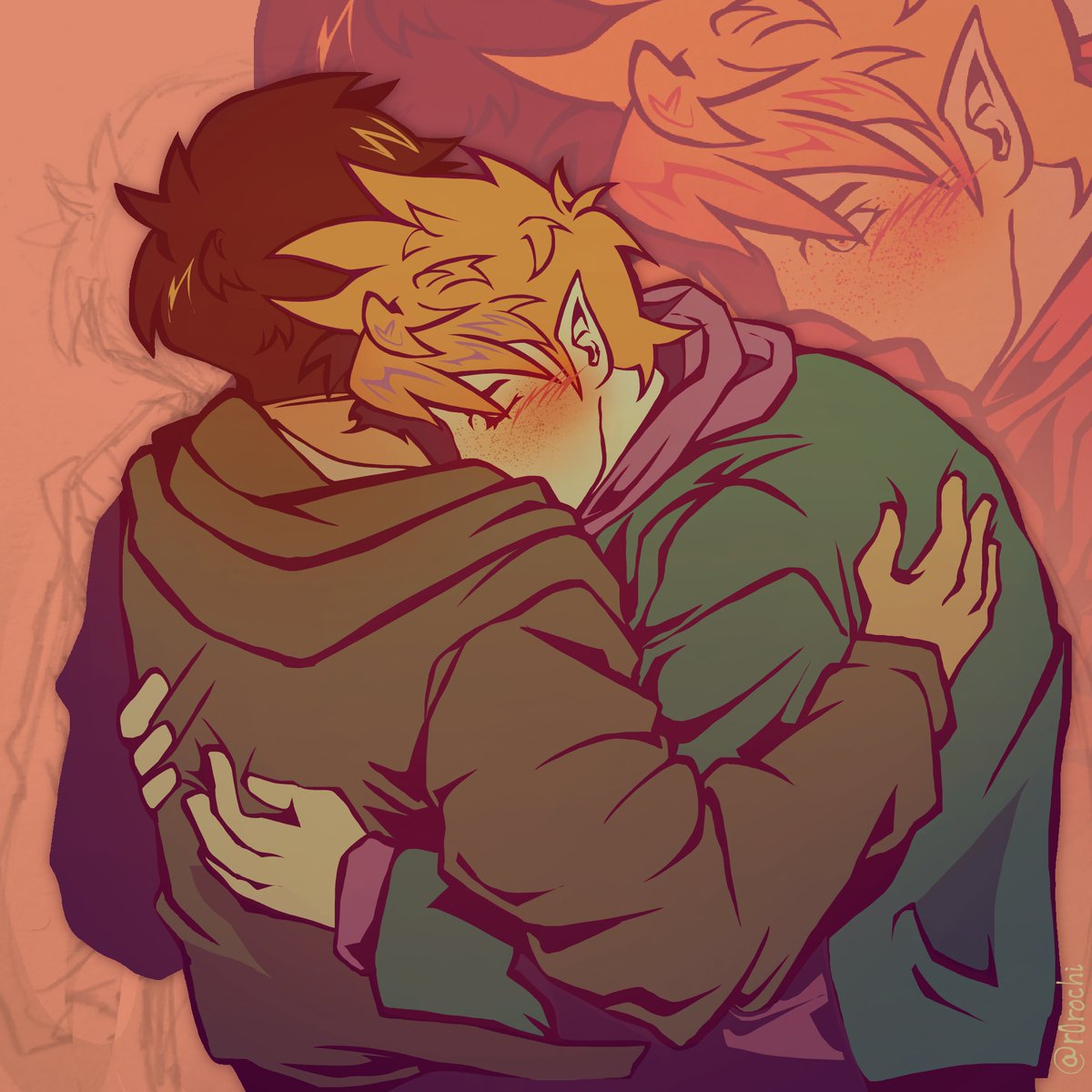 r0rochi's tweet photo. #eddmatt commission https://t.co/sM5CvVIQRe