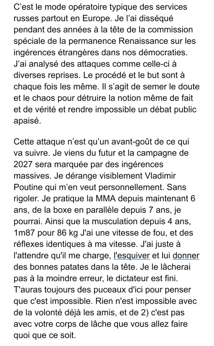 UrticaUrtica's tweet photo. Les services russes ont commencé leurs opérations de déstabilisation de la campagne de 2027. Et ce n’est qu’un début. https://t.co/EbmTmp95HM