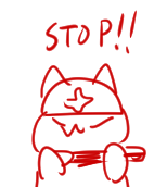 woniwonn's tweet photo. STOPねこ　らくがき https://t.co/MEl0rz3tpU