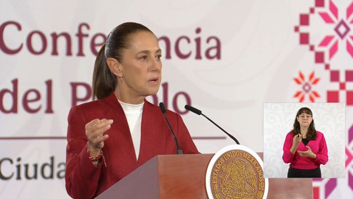 JesusRCuevas's tweet photo. “Nosotros defendemos y defenderemos la libertad de expresión, siempre lo hemos hecho y en el gobierno defendemos la libertad de expresión, no hemos censurado a nadie. Cumplimos con una exigencia ciudadanía de años, el derecho a la información”: @Claudiashein. https://t.co/WguCsSWwEf