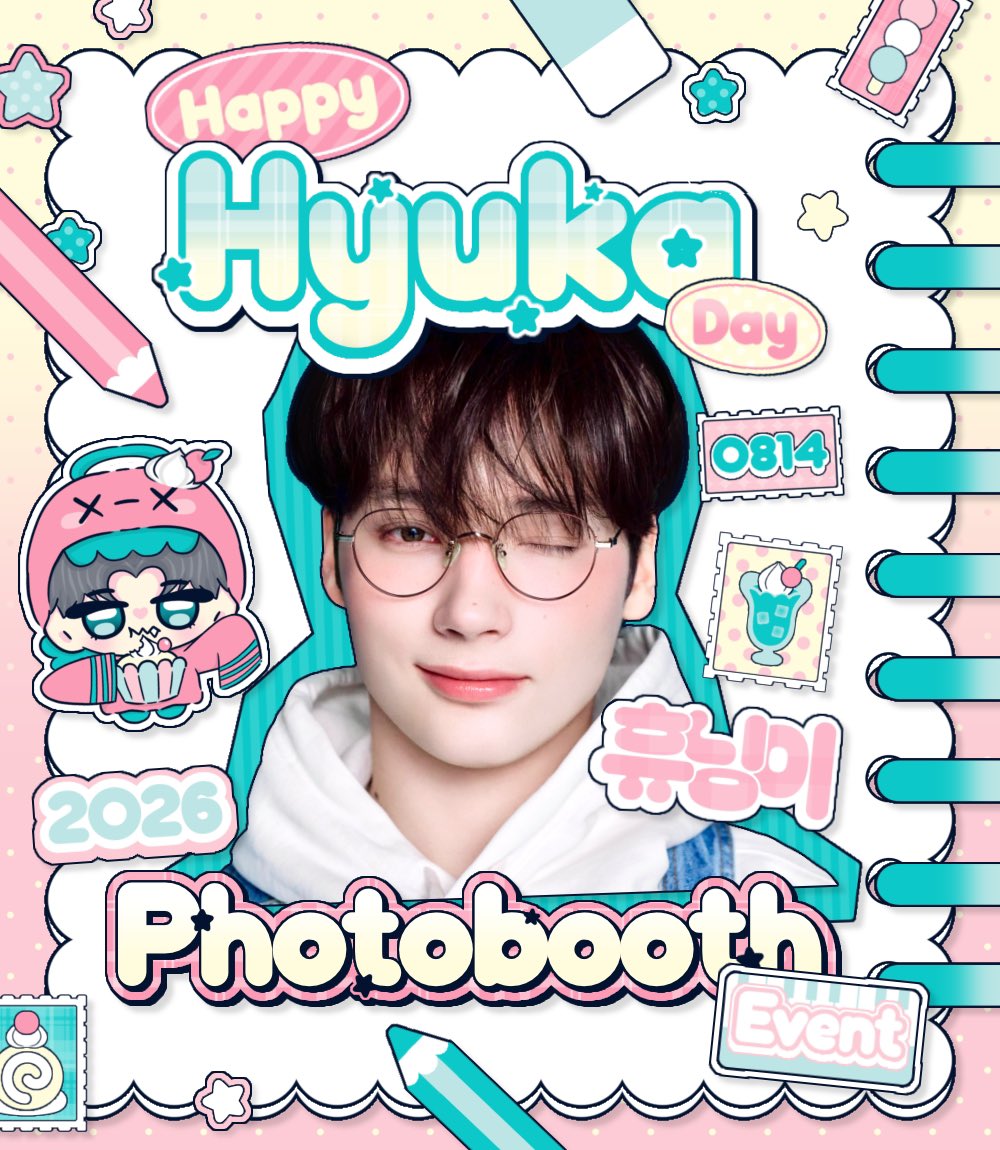 ppitchriex's tweet photo. PHOTOBOOTH EVENT 🍡໒꒱⋆.˚
for 𐙚 HUENINGKAI 🐧 b - day 2026

code: 0814HYUKASNAP
location: pockr @helloflashback , TH
date: today onwards

โมอาคนไหนแวะไปแชะ ๆ มาแล้ว
สามารถแบ่งปันความน่ารักได้ที่
' #0814HYUKASNAP ' เลยน้า !

#HUENINGKAI #휴닝카이
#TOMORROWXTOGETHER #TXT https://t.co/HLxzwoeqMT
