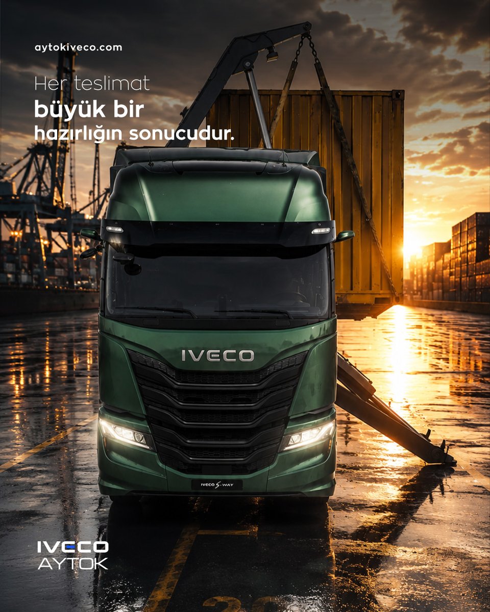 ivecoaytok's tweet photo. Her teslimat büyük bir hazırlığın sonucudur.

Kapılar açılır..
Motor çalışır..
Ve iş, tam olması gerektiği anda başlar.

IVECO S-WAY, operasyonun her anında güven veren performansıyla yanınızda.

#IVECO #IVECOSWay #Logistics #Warehouse #TransportSolutions https://t.co/U8UF7mTsSx