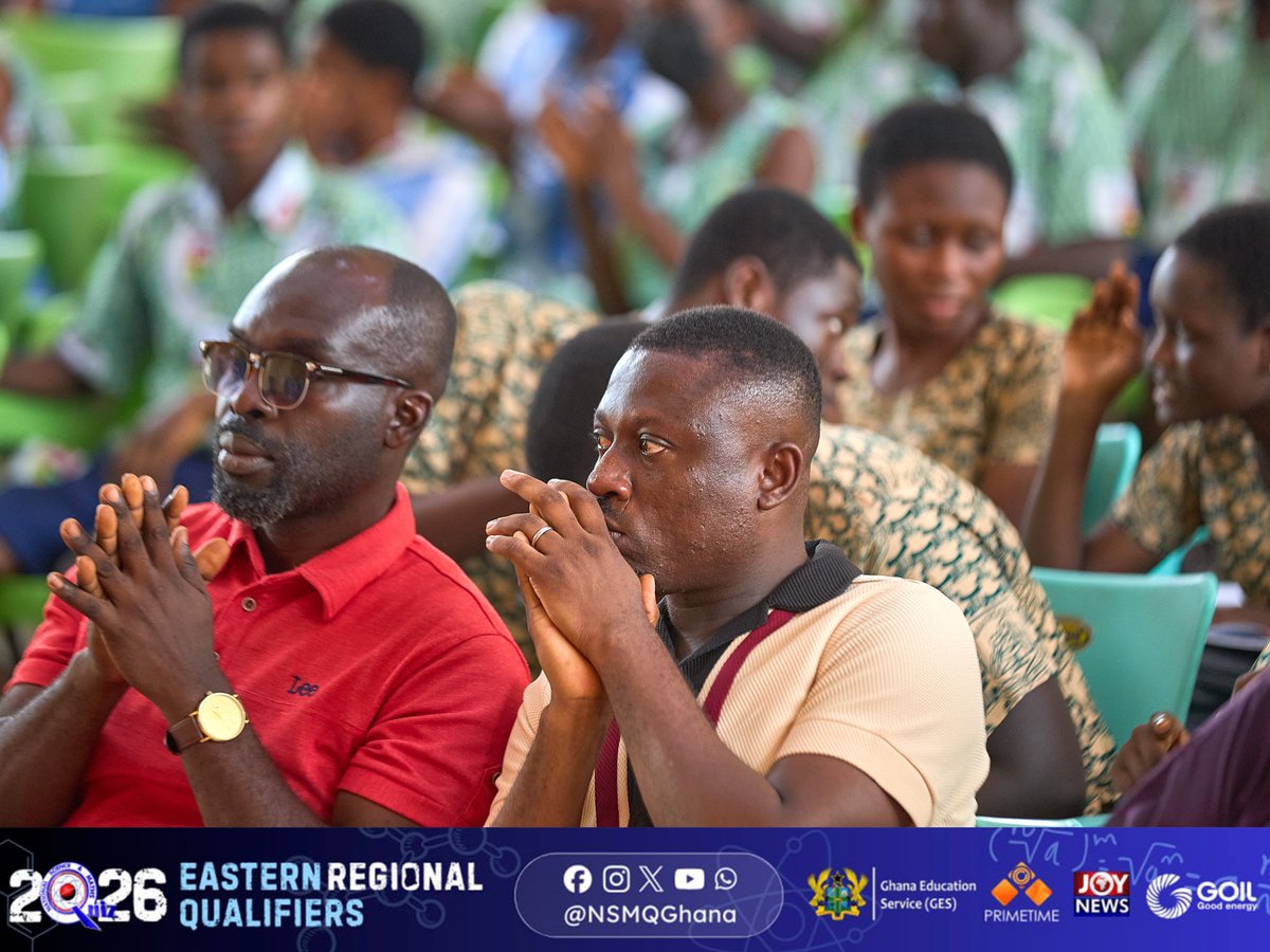 NSMQGhana's tweet photo. EASTERN REGION:

End of Round 3

Manya Krobo SHS: 46pts
Akim Swedru SHS: 25pts
Akim Asafo SHS: 07pts

#NSMQ2026 #NSMQRegionals #Primetime https://t.co/P88JUShNwb