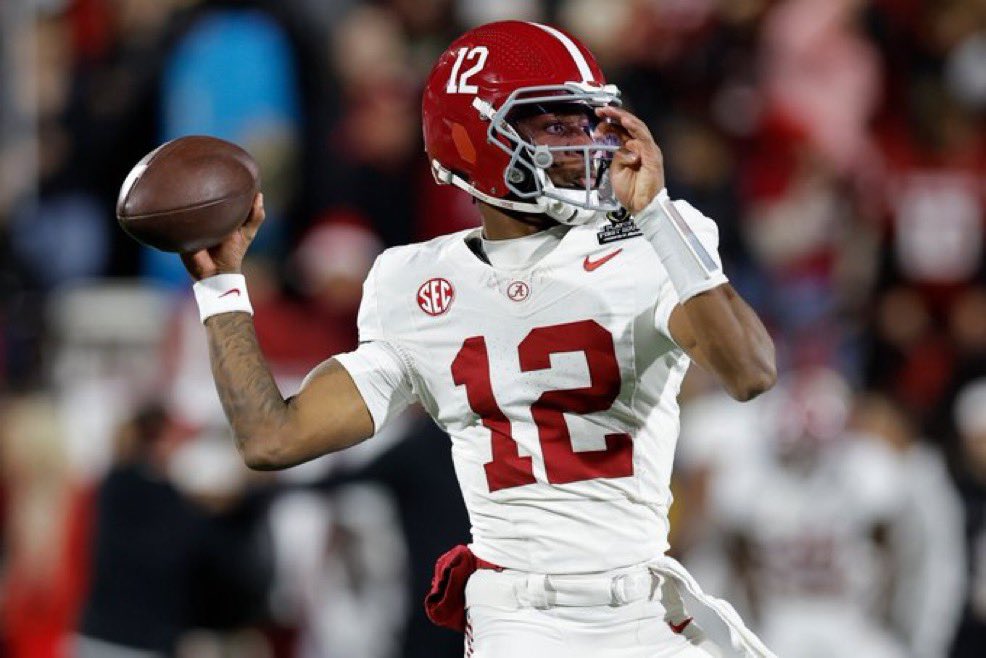 SSN_Alabama's tweet photo. Alabama QB Keelon Russell is ranked #1 in Bill Connelly’s (@ESPN_BillC) “40 Most Important Players in CFB” list published earlier today. https://t.co/EKA7sMCxGP