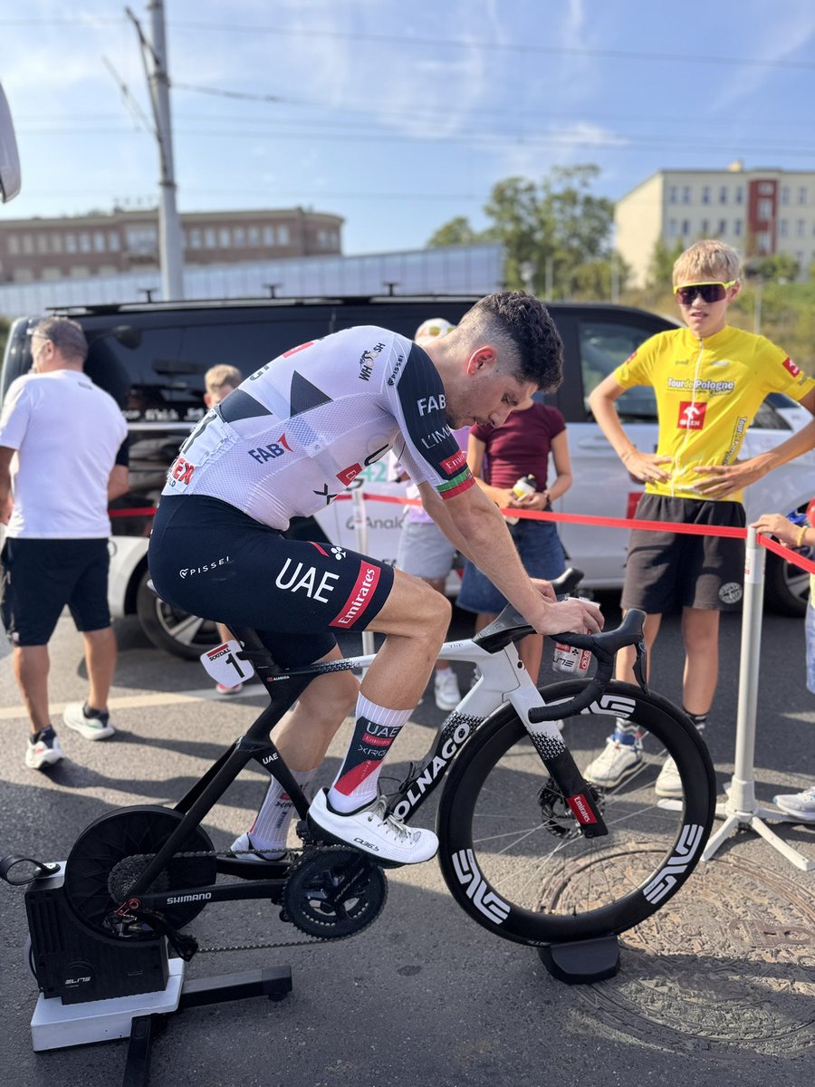 TeamEmiratesUAE's tweet photo. We’re all safely home on stage 2 of the @Tour_de_Pologne 🇵🇱

Jonathan Milan doubled up for Lidl-Trek, with another sprint finish contested in the north. 

It’s good to see the ☀️ again! #WeAreUAE https://t.co/Qsf8L1sa6g